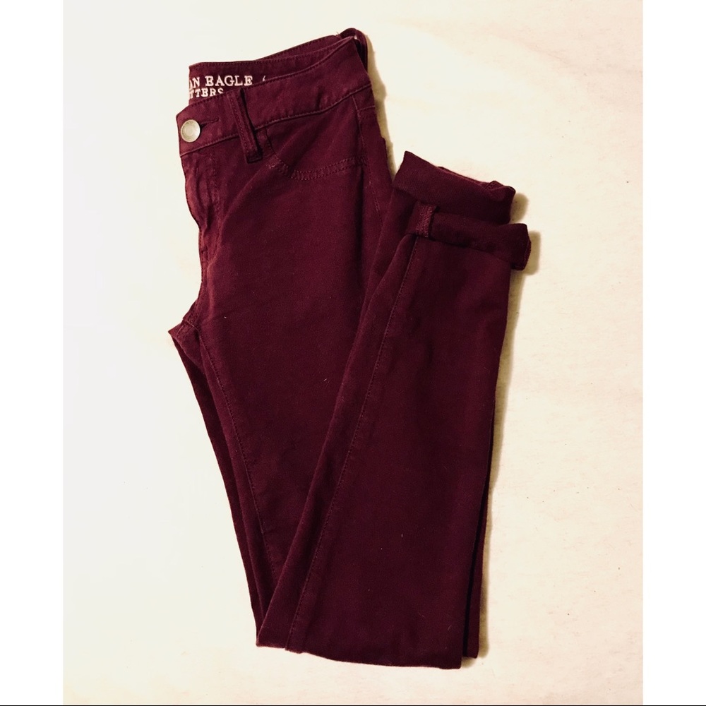 Maroon jegging, American Eagle, Super soft